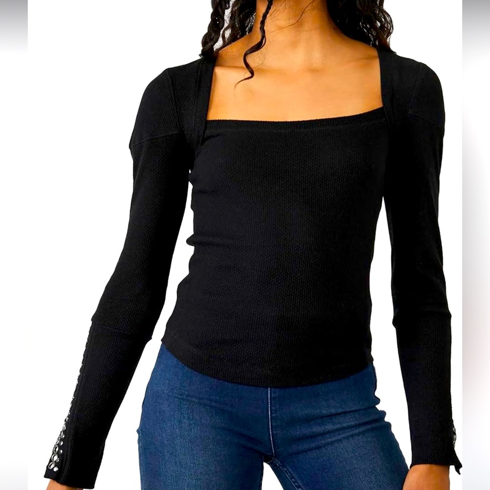 Free people A Little Unruly Long Sleeve Top